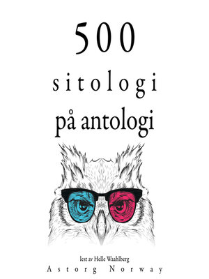 cover image of 500 sitater av antologier